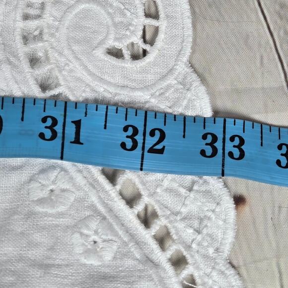 J. Crew Maxine eyelet shift dress in linen‎ White S CA707 - Picture 8 of 8